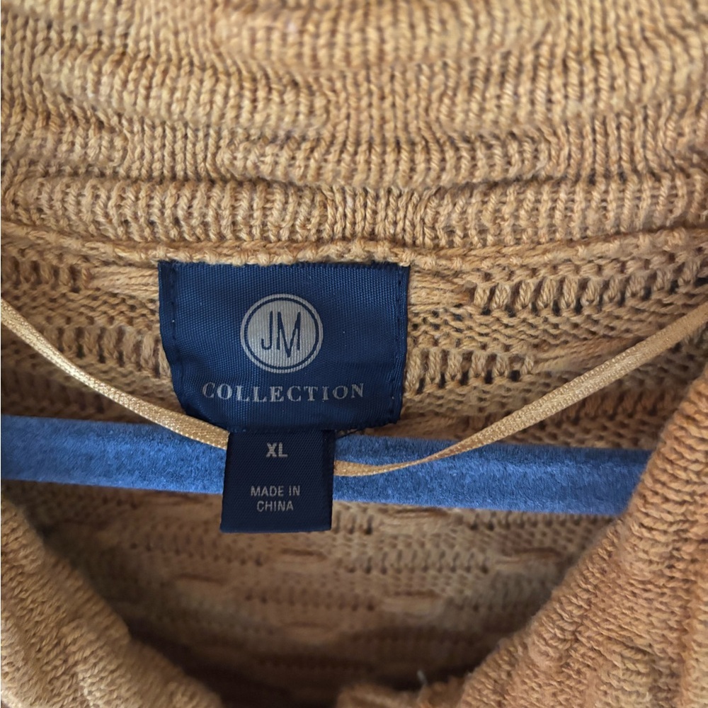 JM Collection Golden Textured Knit Jacket - Picture 2 of 6